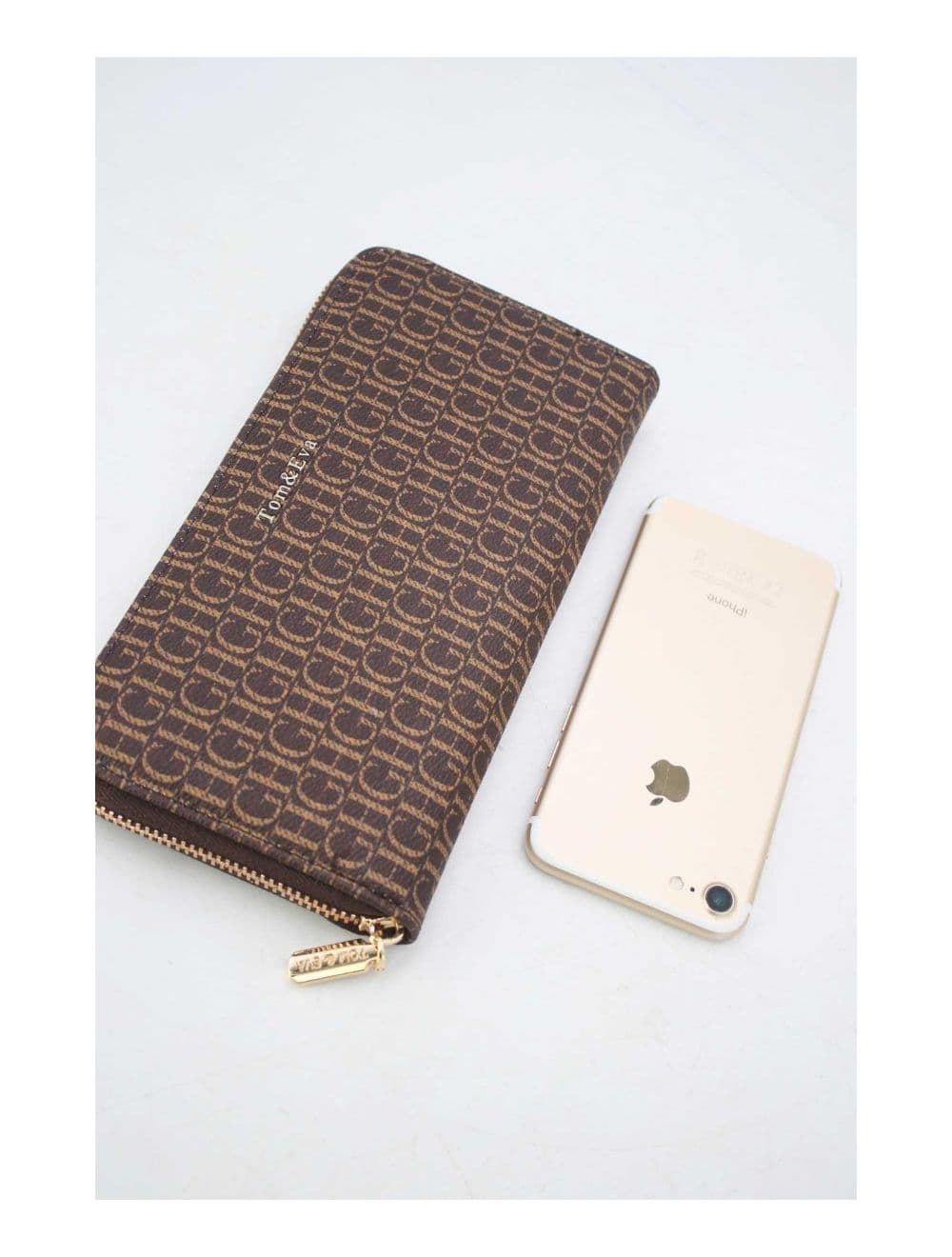 Portefeuille Monogramme Classique 21P-5755GH-Marron
