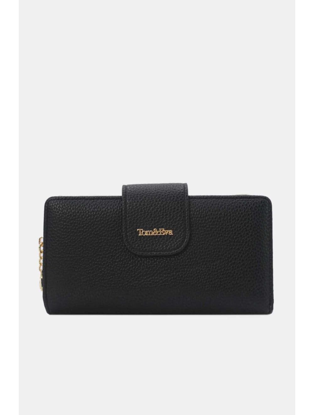 Portefeuille Effet Cuir Grainé 24P-5980-Noir — vue 5