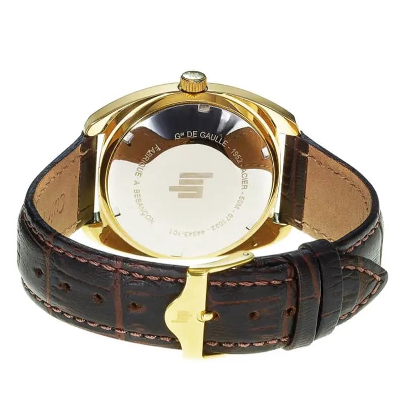 Montre Général De Gaulle 35 Gold Silver 671022 — vue 4
