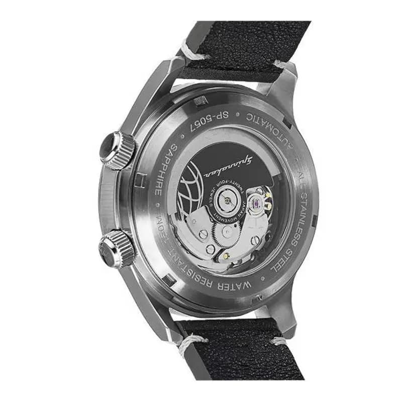 Montre Bradner Cuir Noir SP-5062-03 — vue 3
