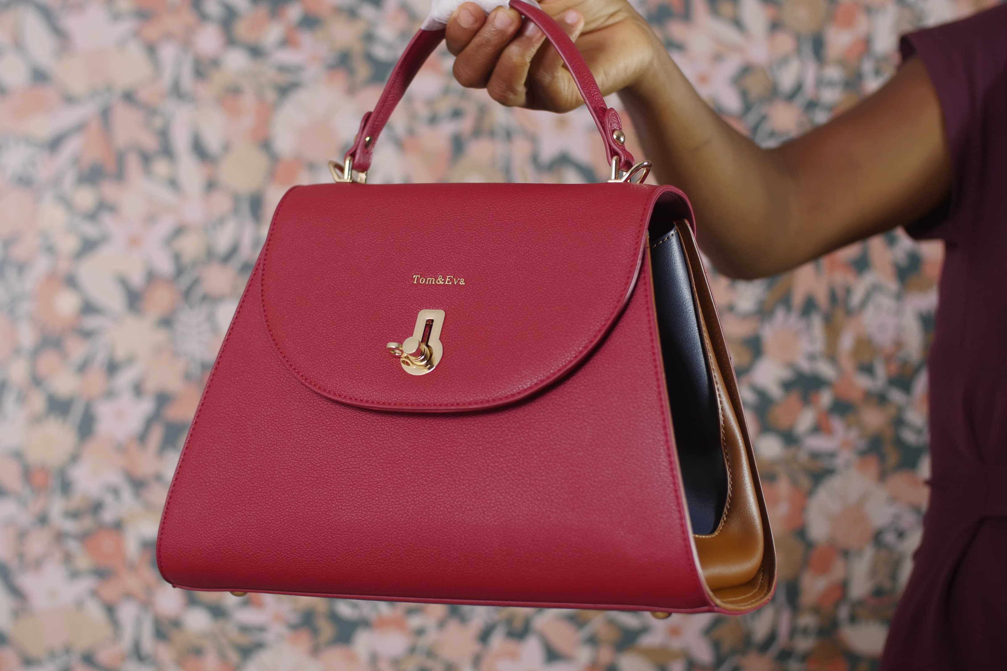 23B-5840 BURGUNDY BROWN