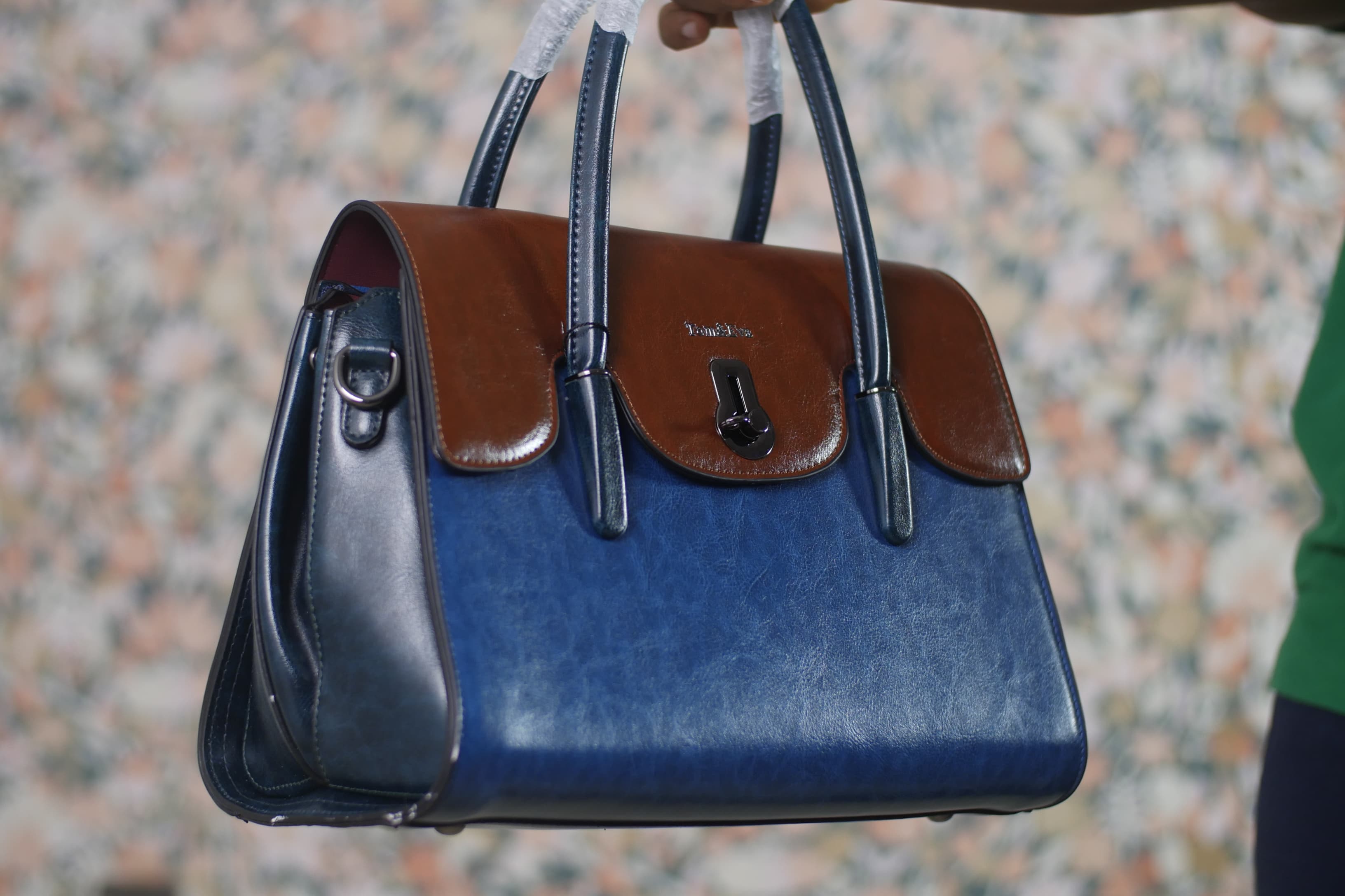 24B-5866 BLUE/BROWN