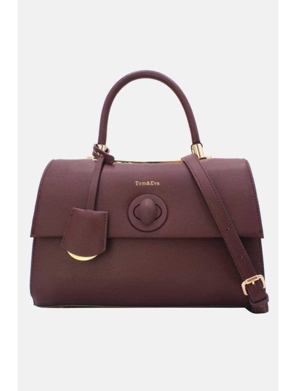 Sac à Main Style Vintage Avec Pendentif 23B-5764P-Café