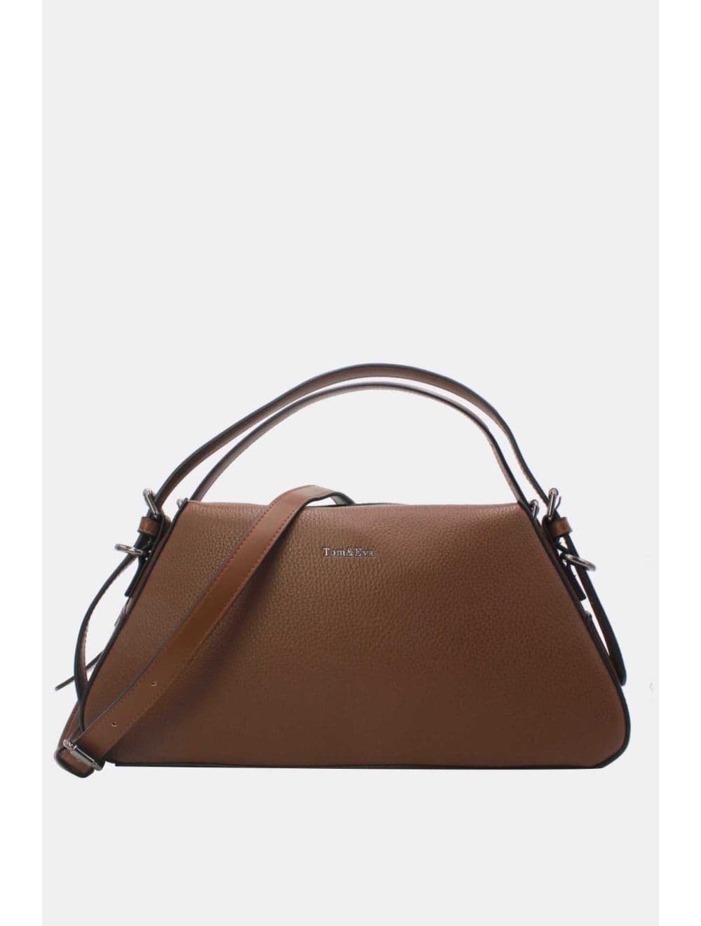 Sac à Main Effet Cuir Chic 25B-6293-Café