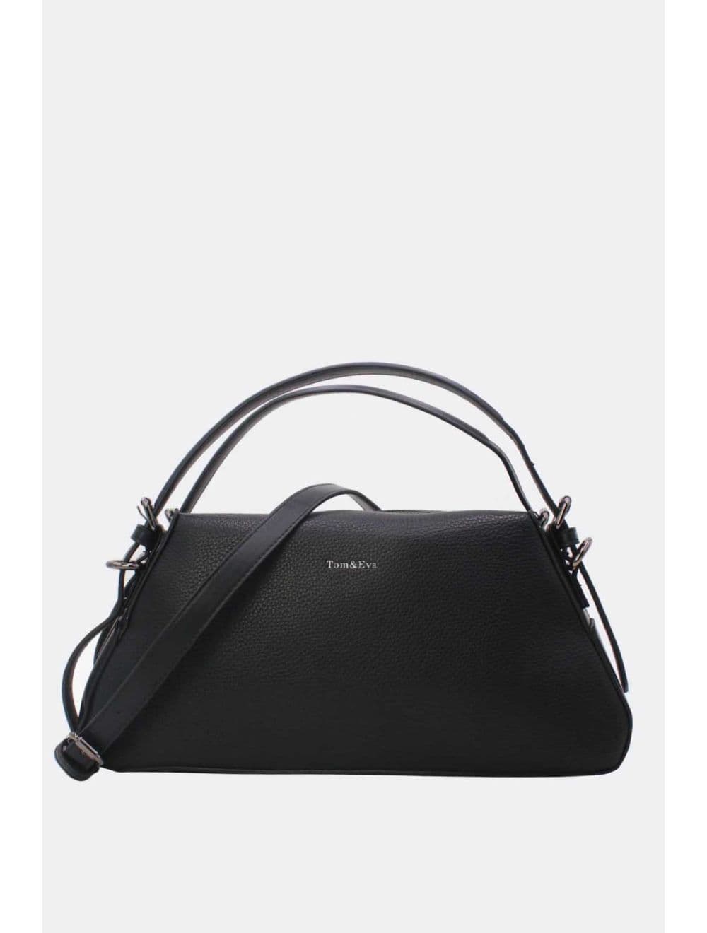 Sac à Main Effet Cuir Chic 25B-6293-Noir