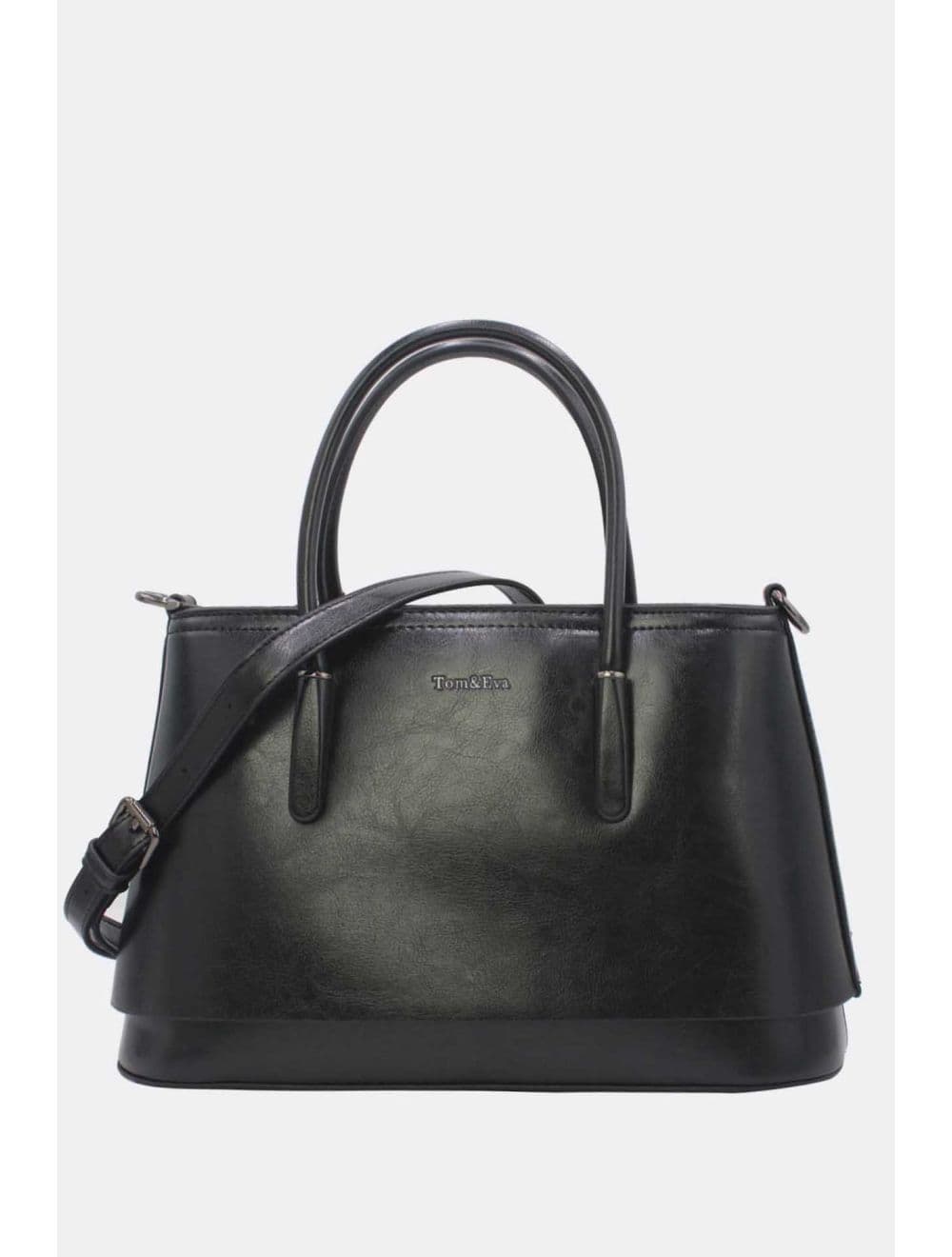 Petit Sac à Main Effet Cuir 25B-6428-Noir