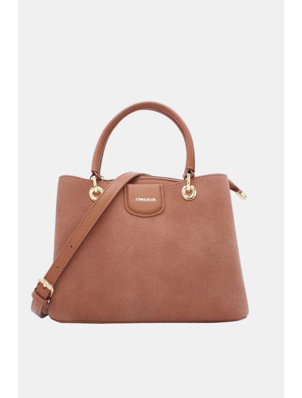 Petit Sac à Main Effet Cuir Grainé 25B-6377-Rosepink