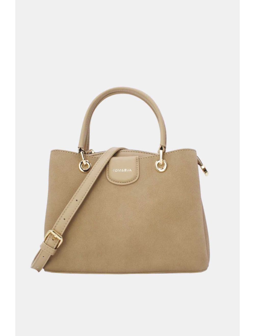Petit Sac à Main Effet Cuir Grainé 25B-6377-Abricot