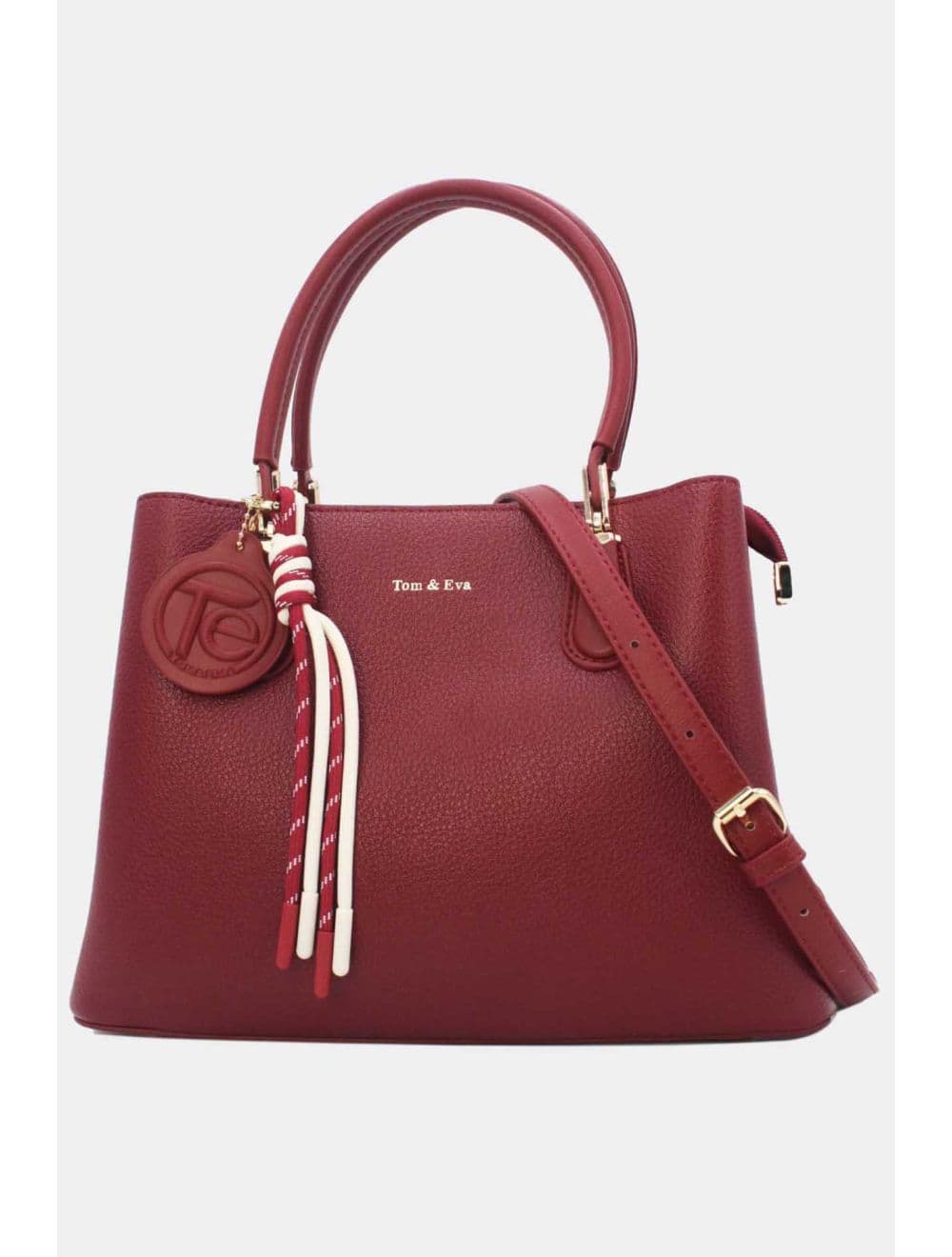 Sac Business Femme Chic Avec Pendentifs 25B-6272-Bordeaux