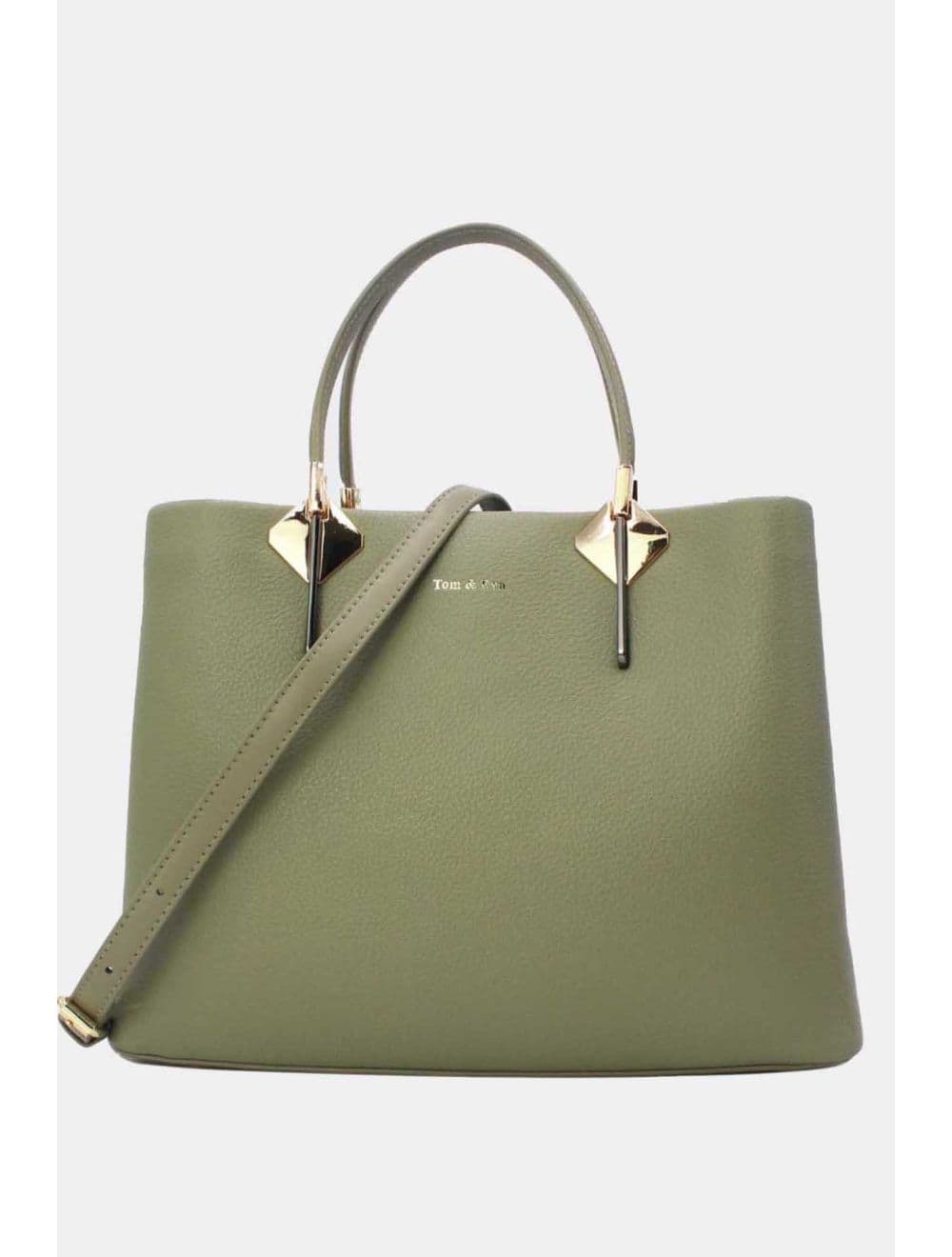 Sac à Main Effet Grainé RÉASSORT 25B-6187-Vert