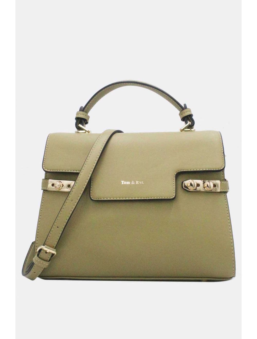 Sac à Main Chic Bicolore Réassort-21B-5180-Vert