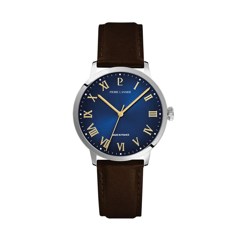 Montre Pierre Lannier Lannier Interval Bleu