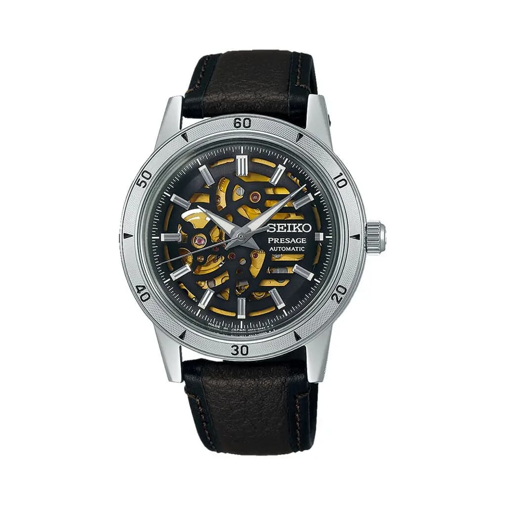 Montre Seiko Presage Marron