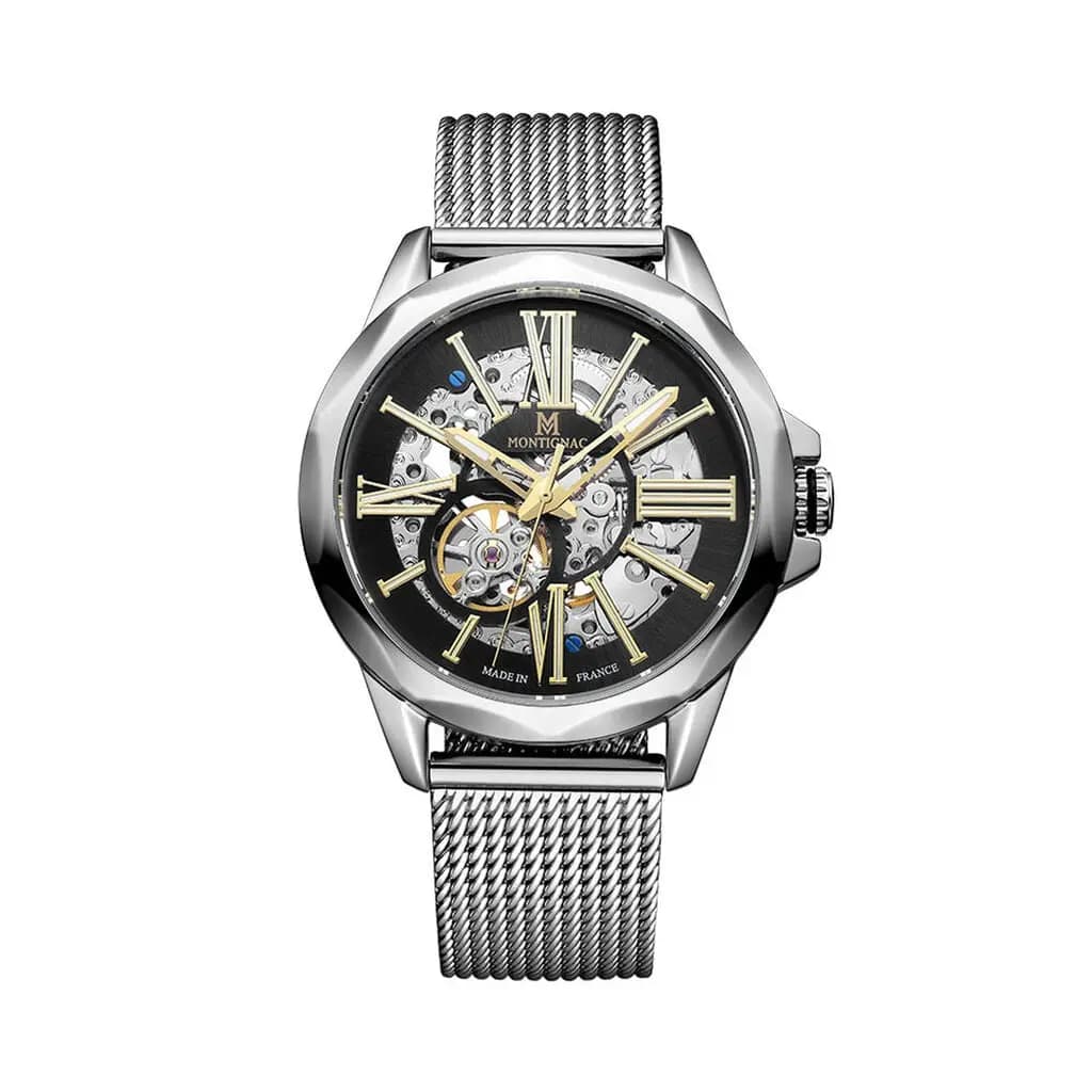 Montre Montignac Round Automatique Noir