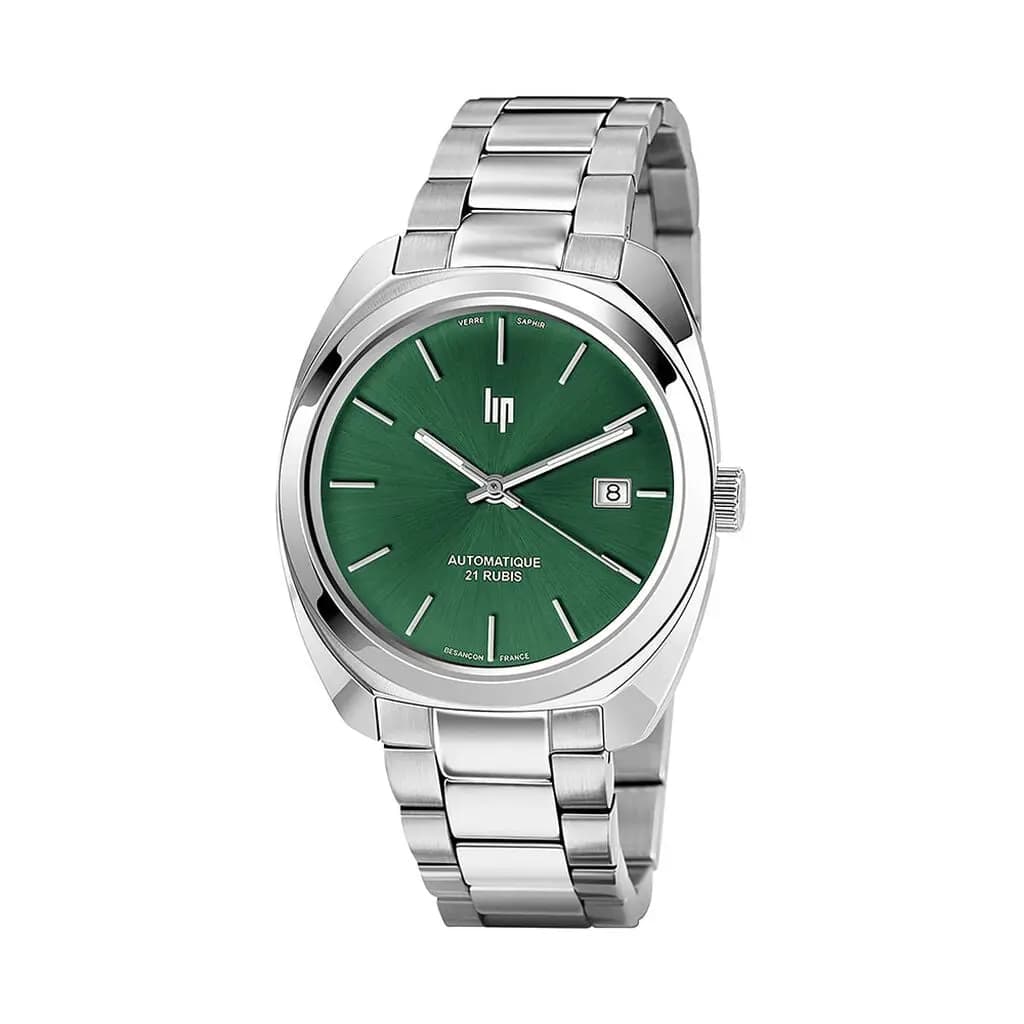 Montre Lip General De Gaulle Auto 39 Vert