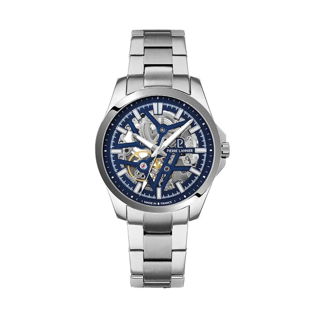 Montre Pierre Lannier Lannier Skeletom Bleu