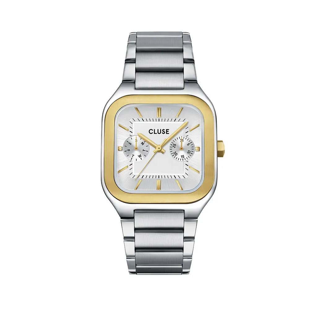 Montre Cluse Quadrus Multifonction Argenté