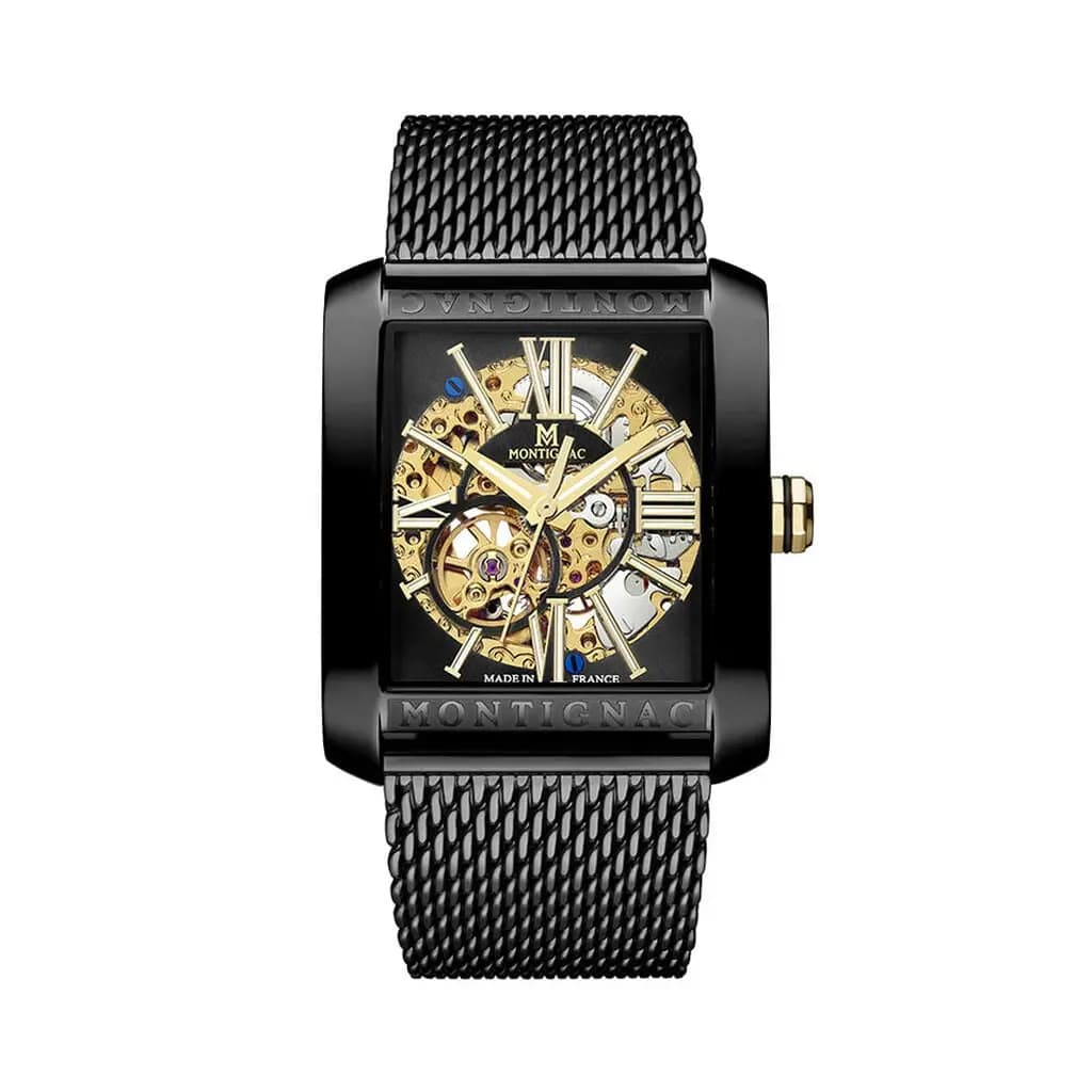 Montre Montignac Square Automatique Noir
