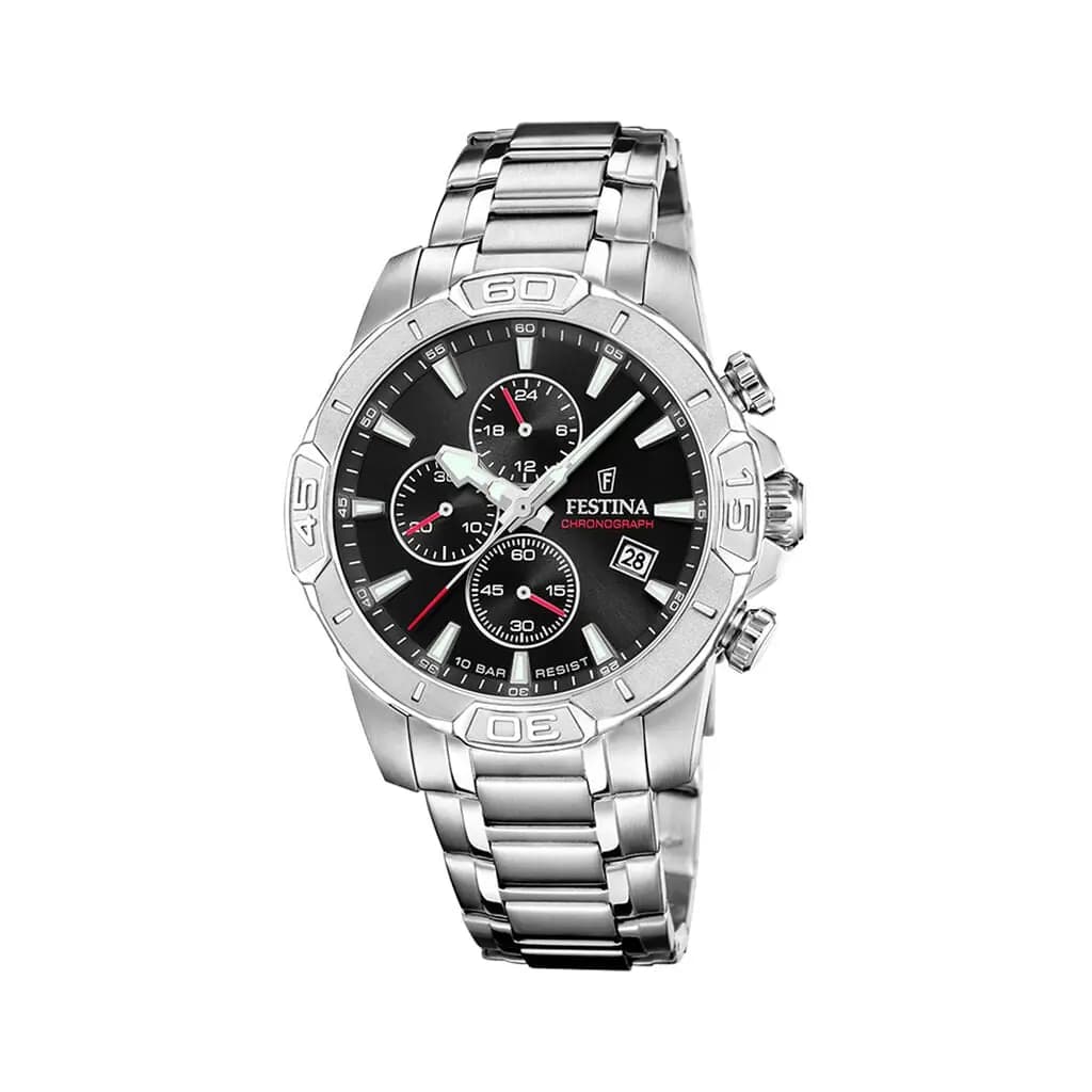 Montre Festina Timeless Chrono 45-3 Noir