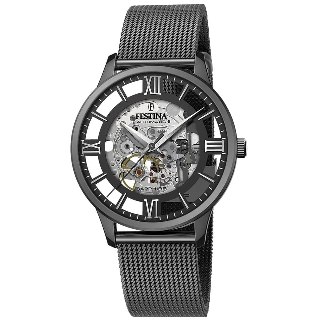 Montre Festina Squelette Blanc
