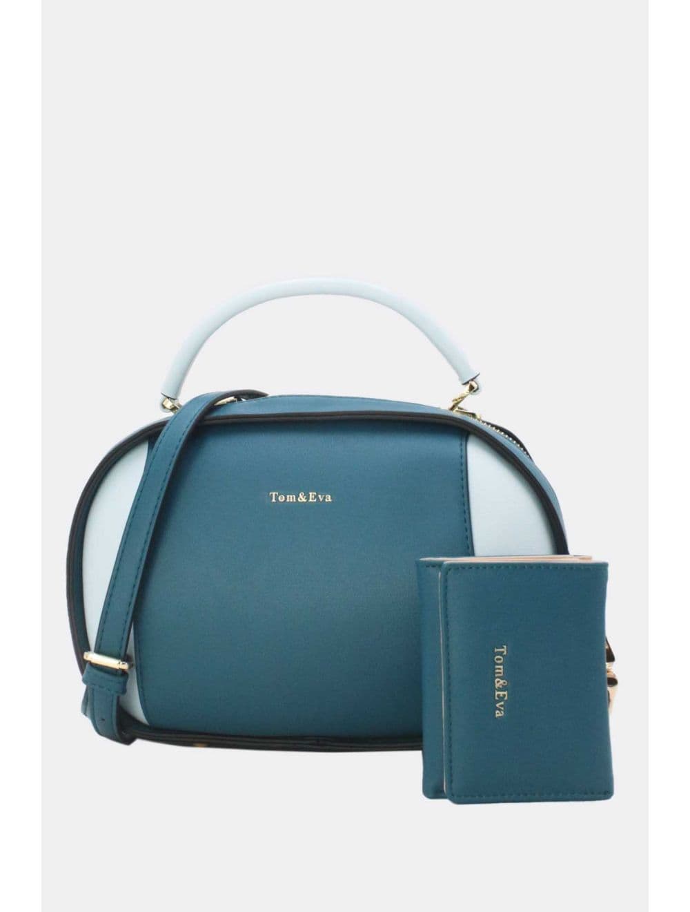 Sac à Main Avec Portefeuille-25B-6149-Bleu
