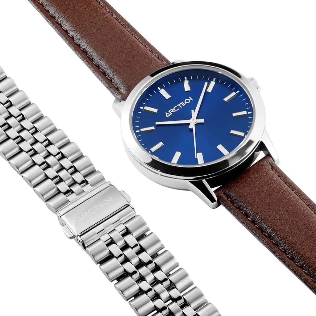 Coffret Montre Arctik Heritage Bleu