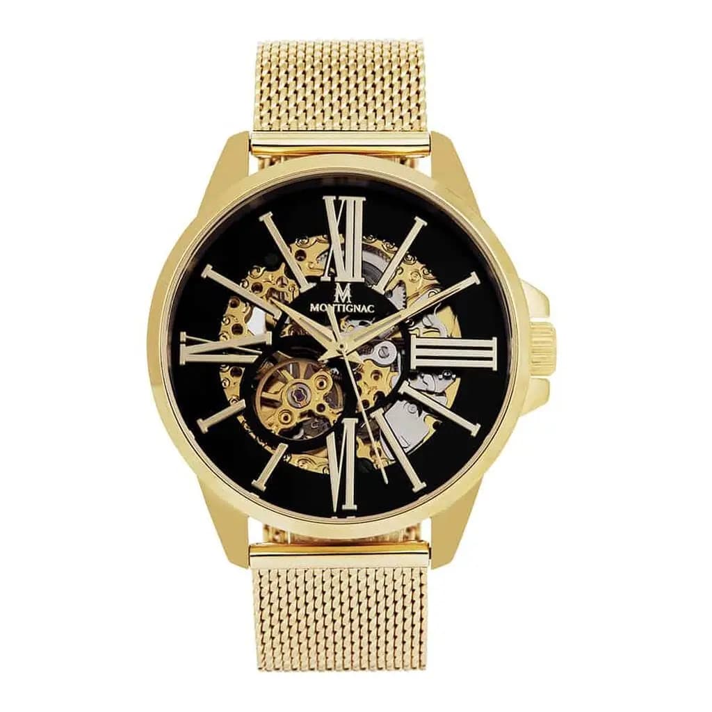 Montre Montignac Round Automatique Noir