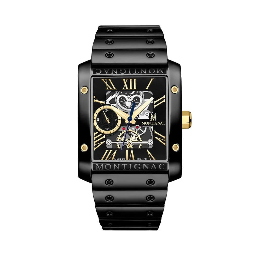 Montre Montignac Square Noir