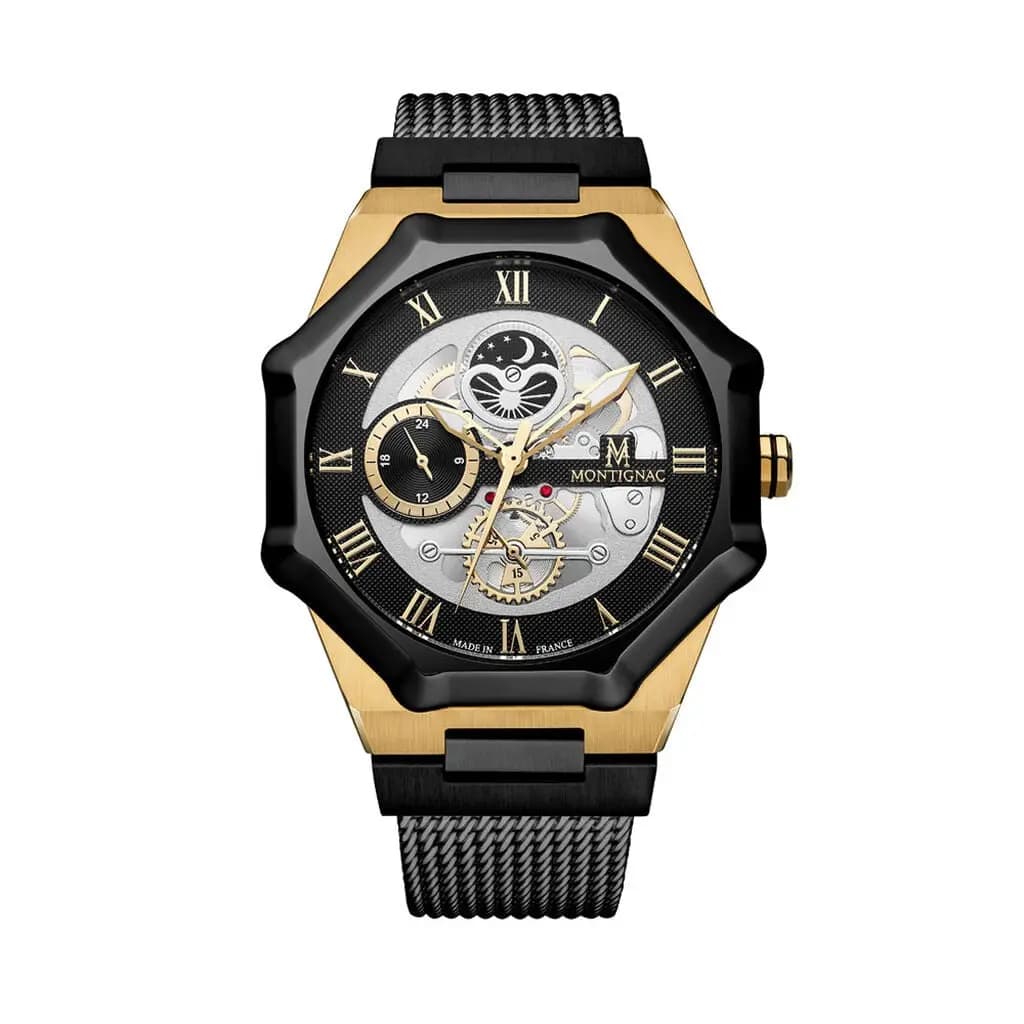 Montre Montignac Octagon Argenté