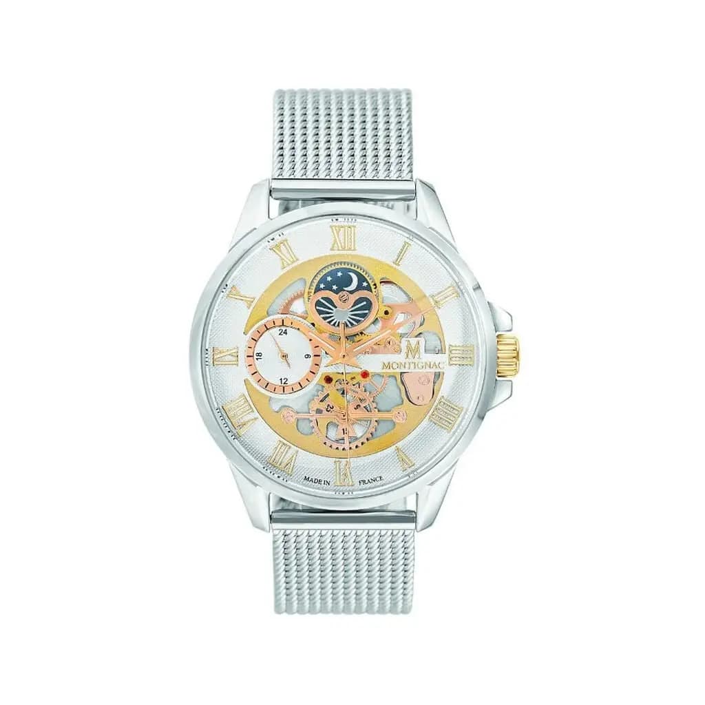 Montre Montignac Round Argenté