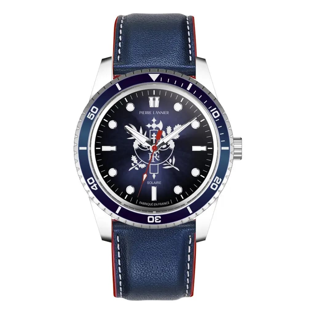 Montre Pierre Lannier Élysée Bleu