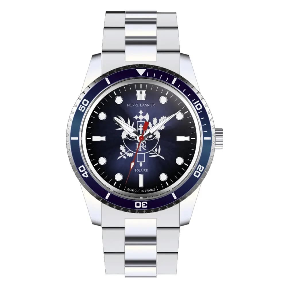 Montre Pierre Lannier Élysée Bleu