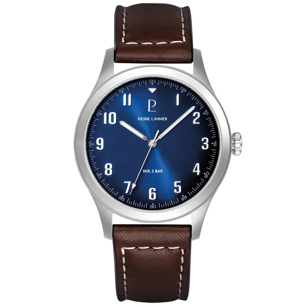 Montre Pierre Lannier Aviateur Bleu