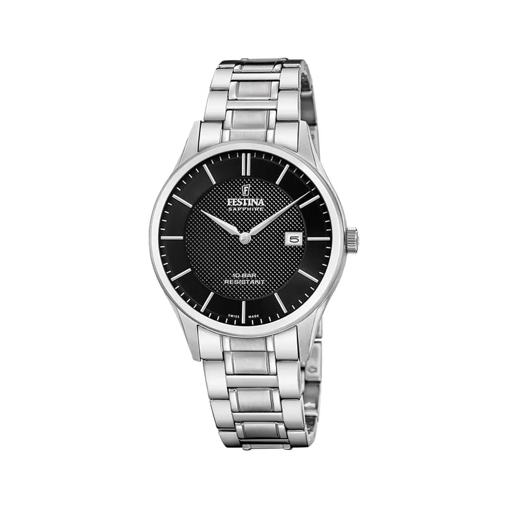Montre Festina Swiss Made 40 Noir