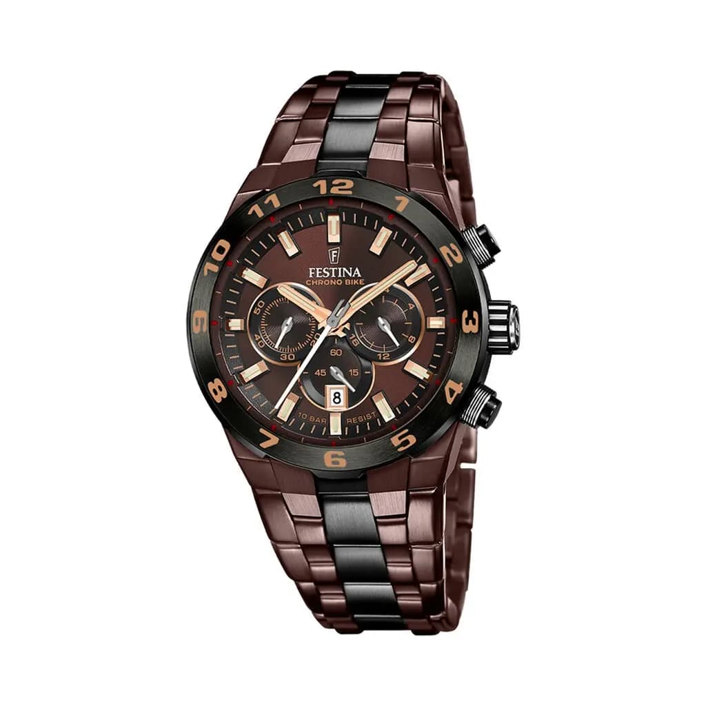 Montre Festina Chrono Bike Edition Speciale Marron