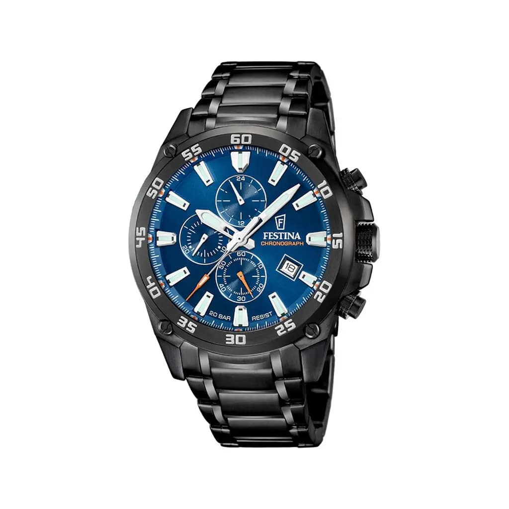 Montre Festina Timeless Chrono 47 Bleu