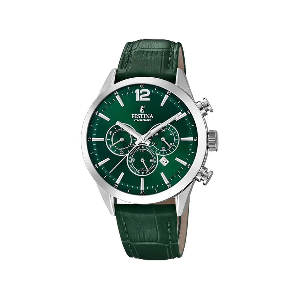 Montre Festina Timeless Chrono 44 Vert