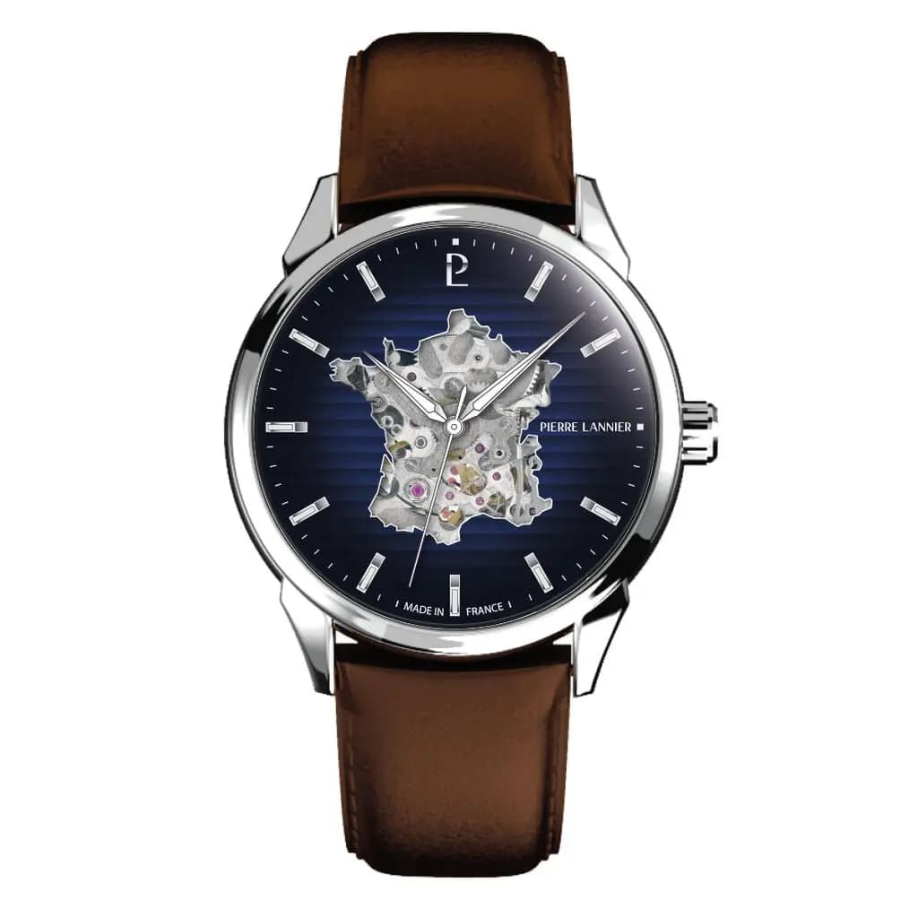 Montre Pierre Lannier Monarck Bleu