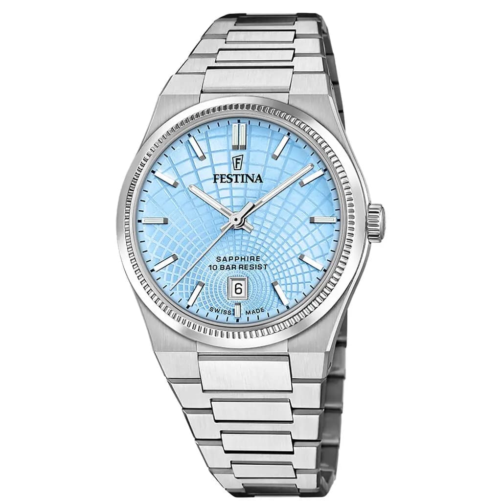 Montre Festina Swiss Made 40 Bleu Sky