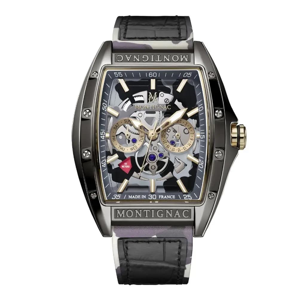Montre Montignac Tonneau Noir