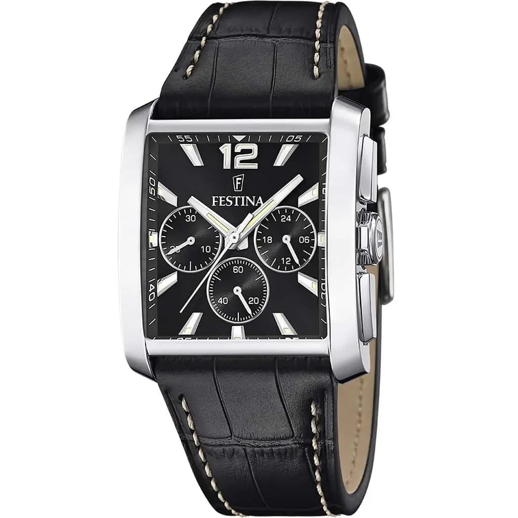 Montre Festina On The Square Chrono Noir