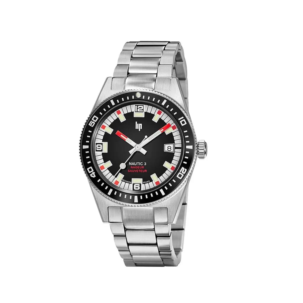 Montre Lip Nautic 3 Noir
