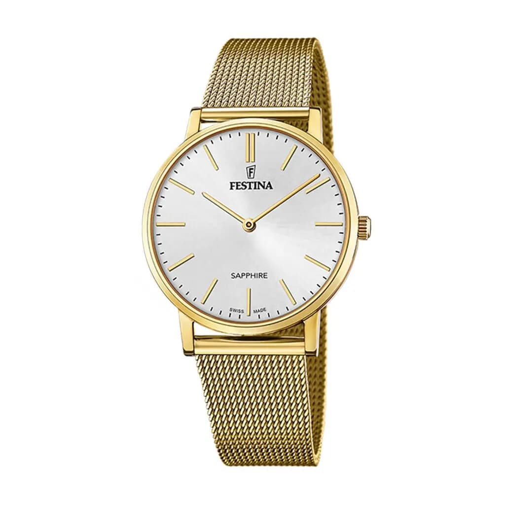 Montre Festina Swiss Made 39 Argenté