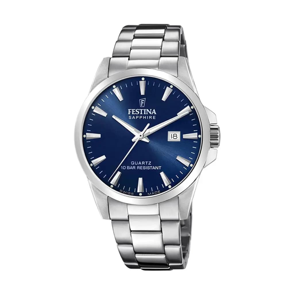 Montre Festina Swiss Made 41 Bleu London