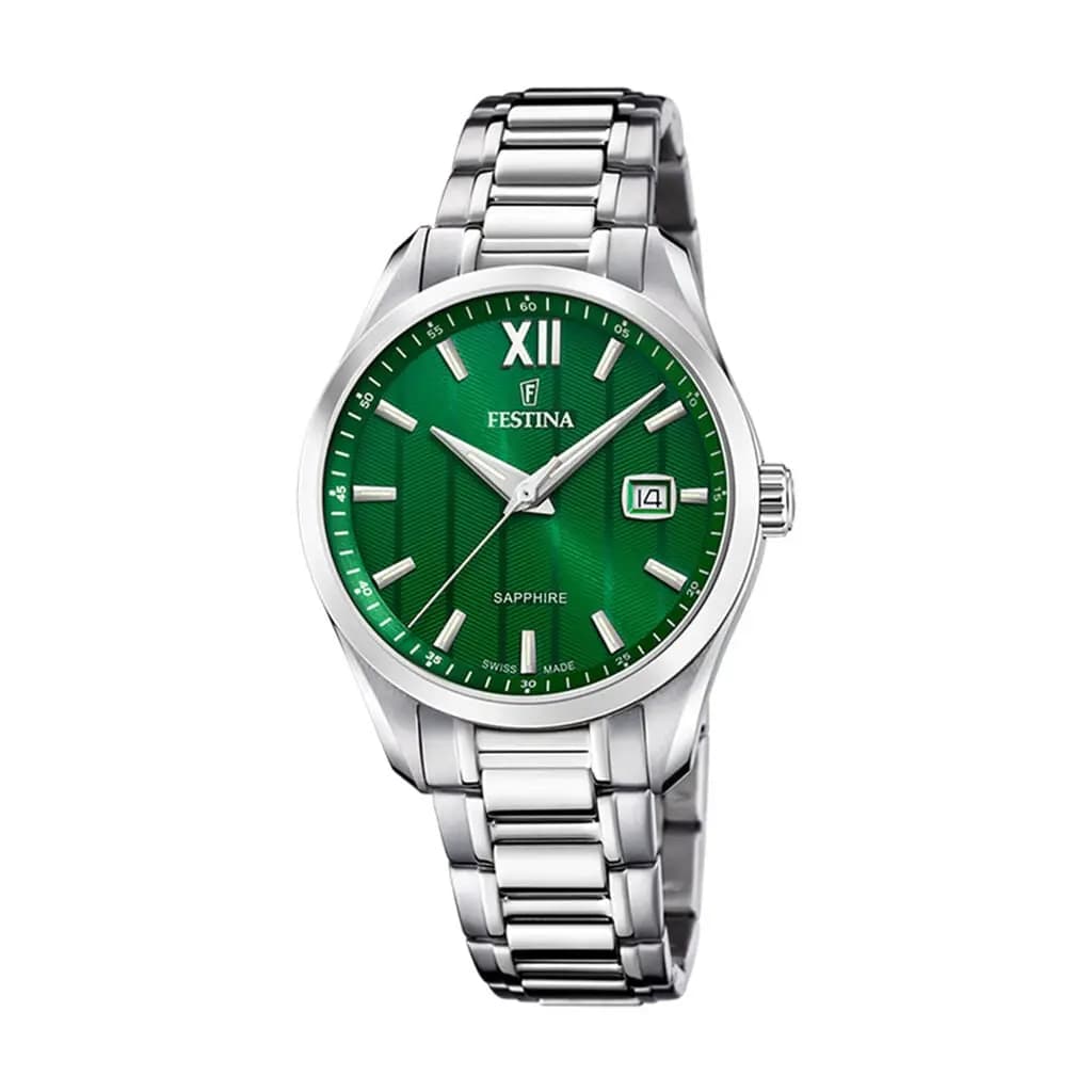 Montre Festina Swiss Made 37,5 Vert
