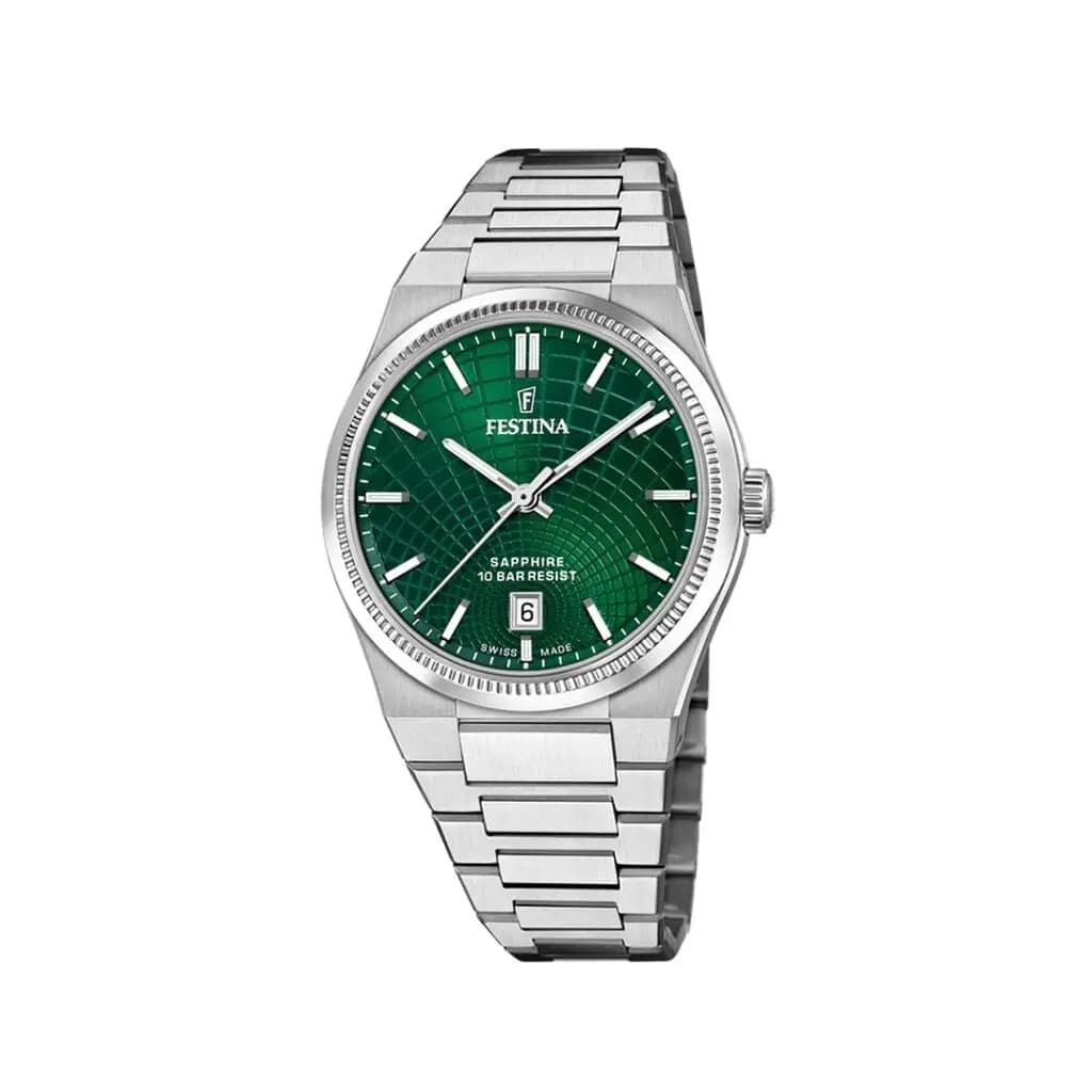Montre Festina Swiss Made 40 Vert