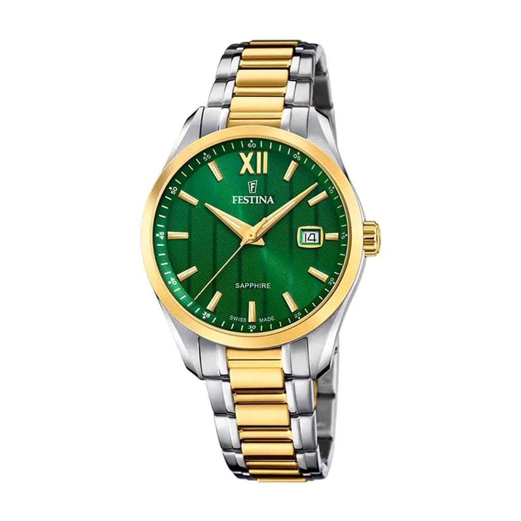 Montre Festina Swiss Made 37,5 Vert