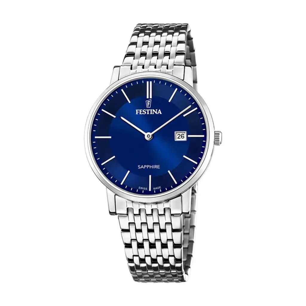 Montre Festina Swiss Made 39 Bleu London