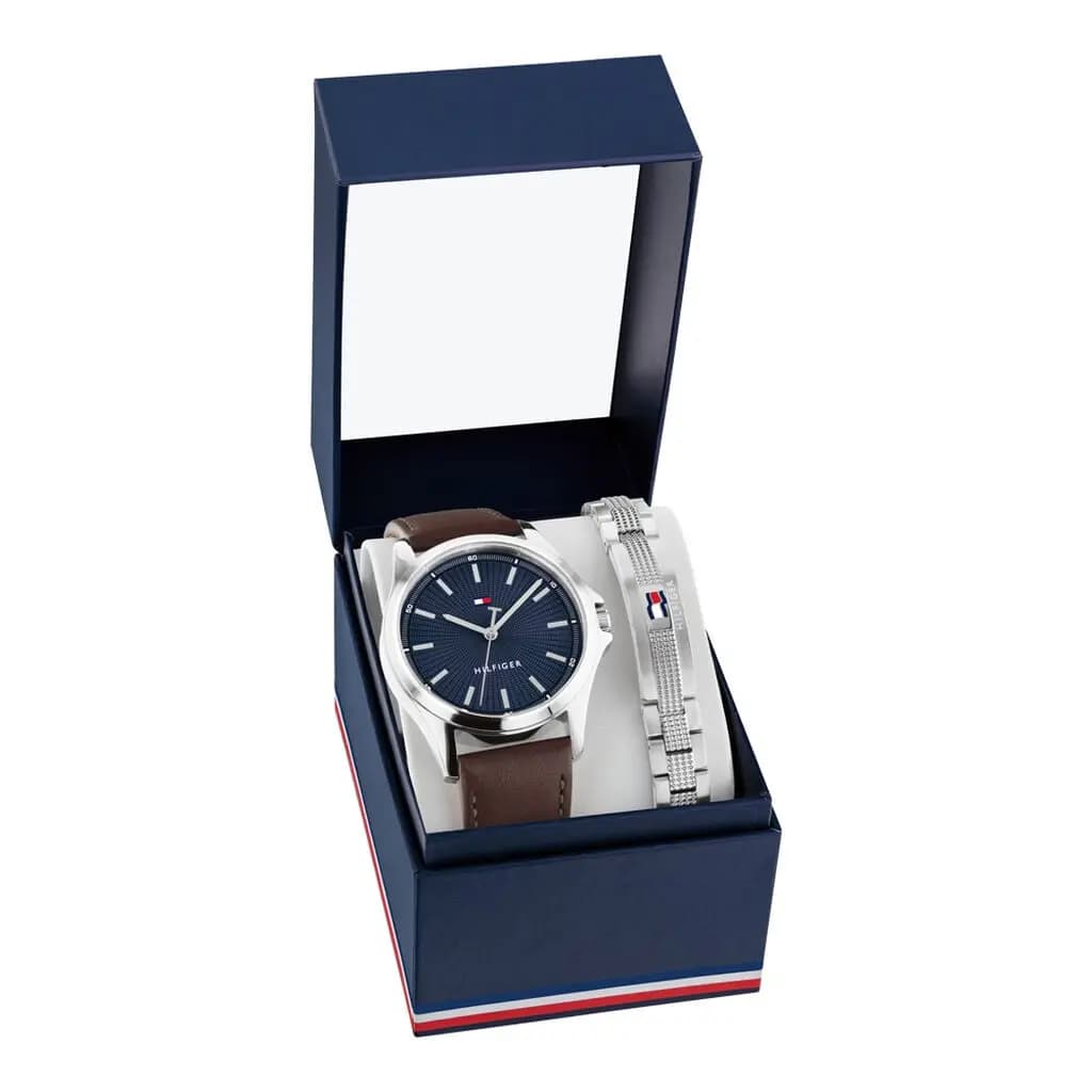 Coffret De Montre Tommy Hilfiger Bruce Bleu