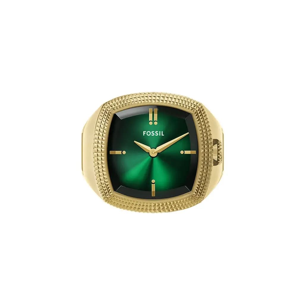 Montre Fossil Machine Luxe Watch Ring Vert